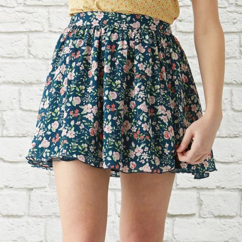 Girls Matilda Jane roses are red floral skirt
